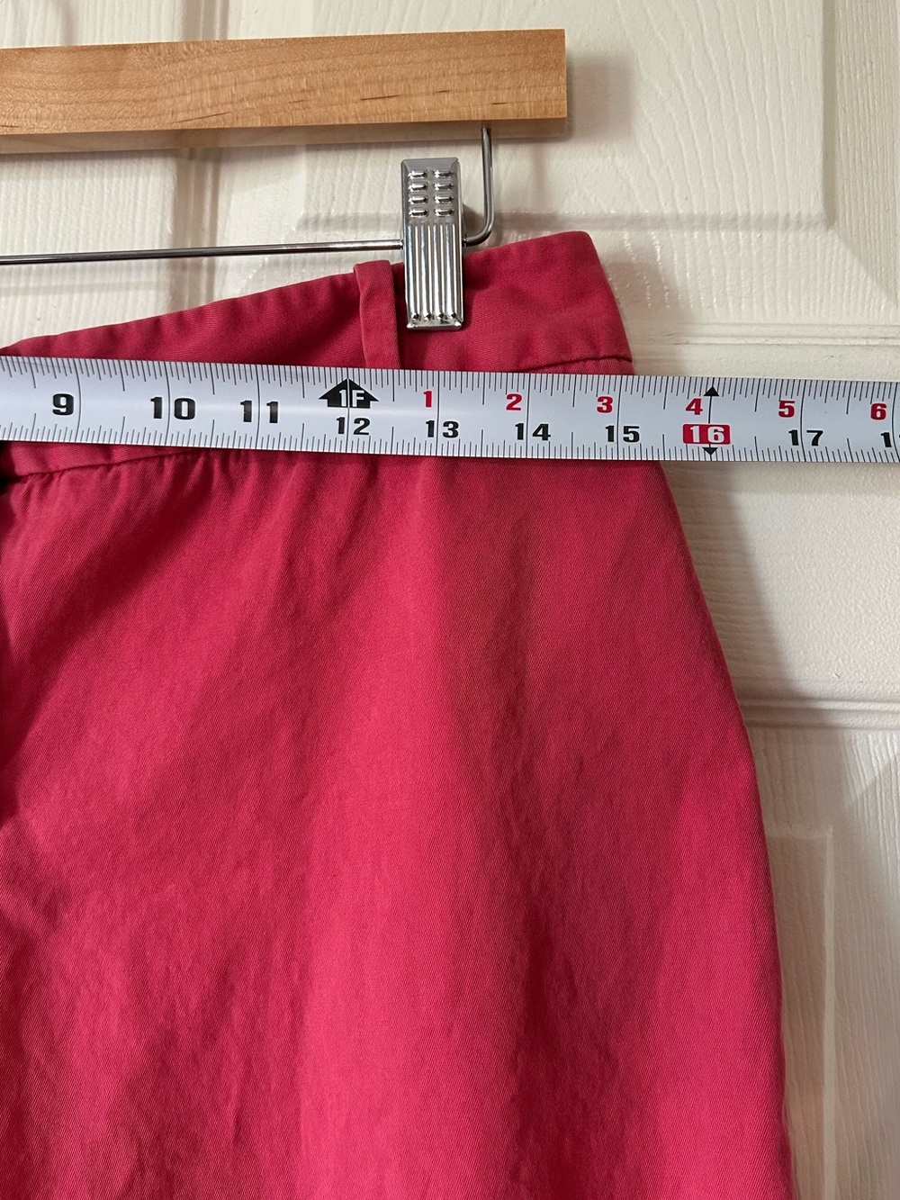Talbots Bright Red Flat Front Bermuda Shorts – Size 6 - Picture 6 of 8